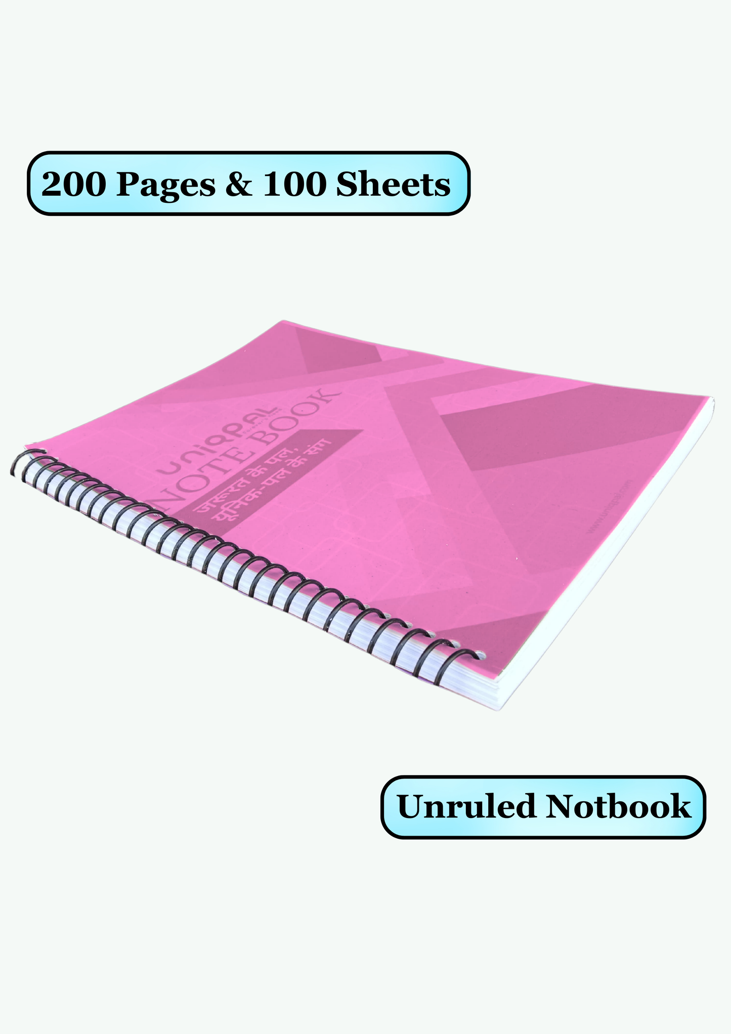A4 Size Ruled Notebook Set of 1 - 120 Pages of Quality Paper for All Your Writing Needs
