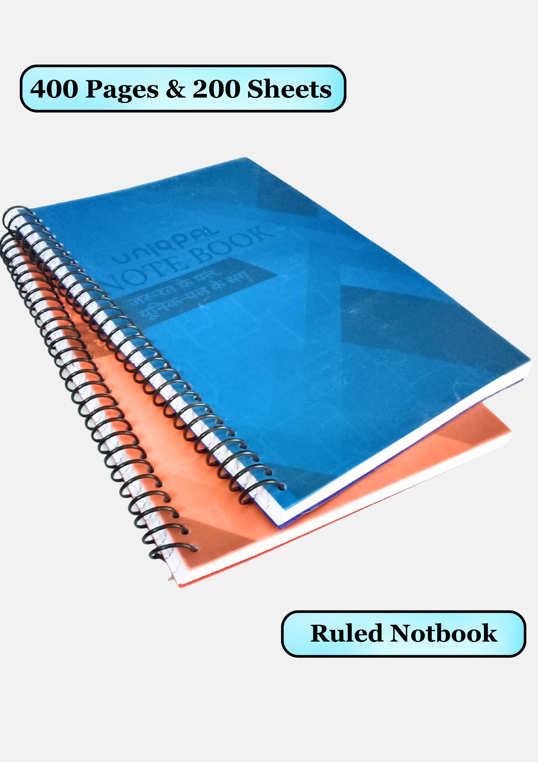 UNIQPAL SET 2 ruled Notebook – Double the Convenience for Daily Writing