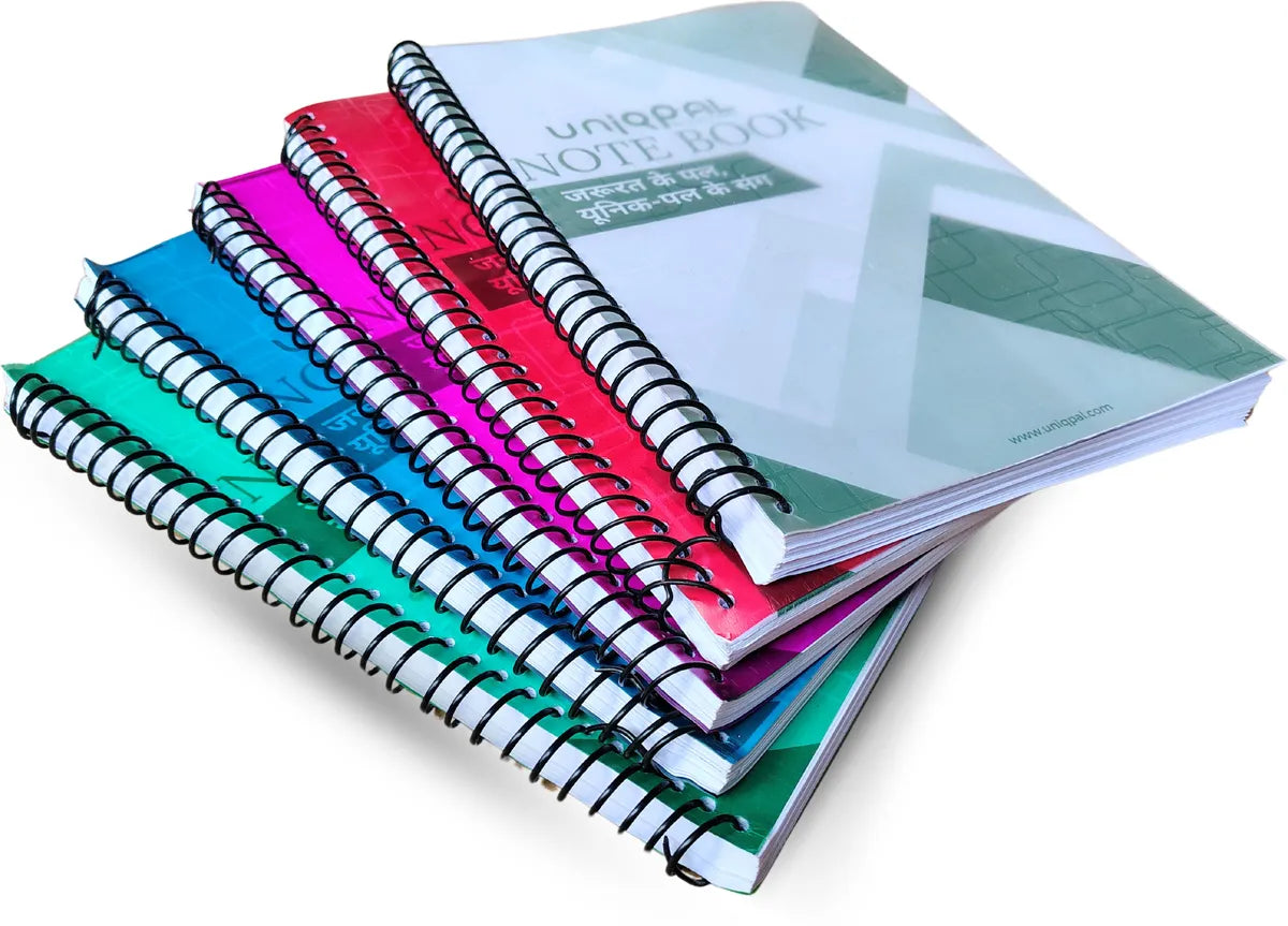 Set Of 5 A4 Notebook 1000 Pages(200 Pages X 5 Notebook) 200 Pages